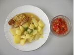 Tatranská kotleta,brambory,salát